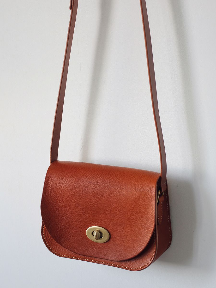 Vegetable Tanned Leather Saddle Bag product image (11)