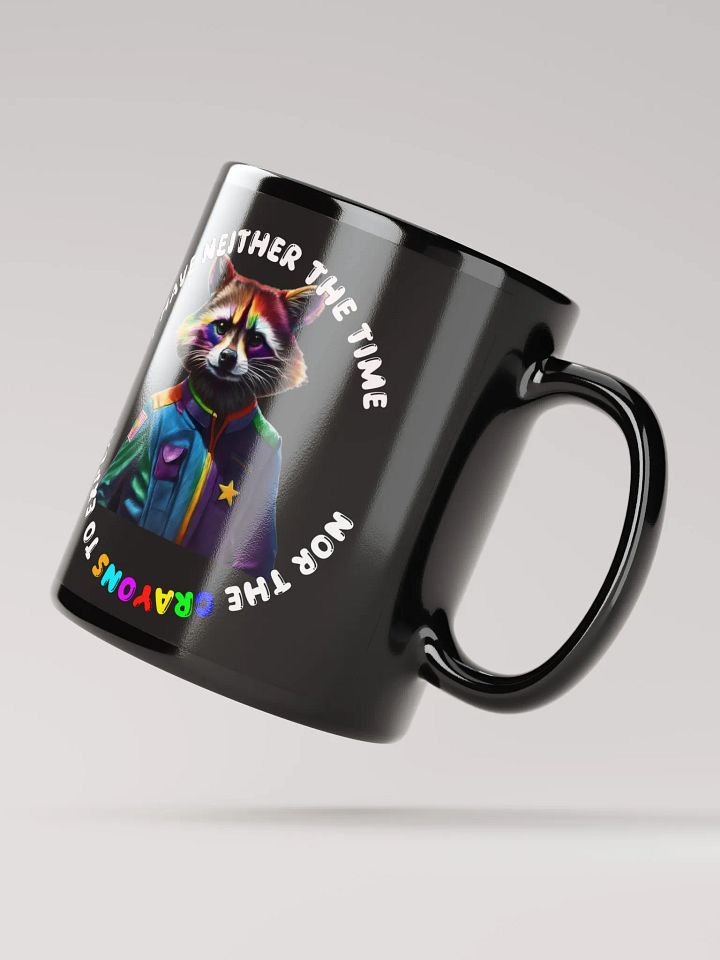 Whimsical Raccoon Space Jacket Mug product image (3)