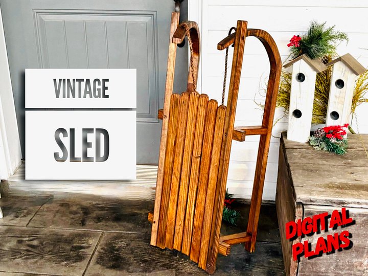 Vintage Sled Plans product image (1)