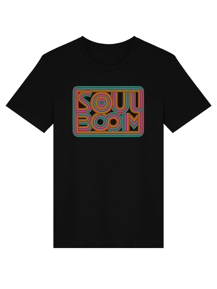 Rainbow Logo Shirt - Red/Turquoise (100% Organic Cotton) product image (1)