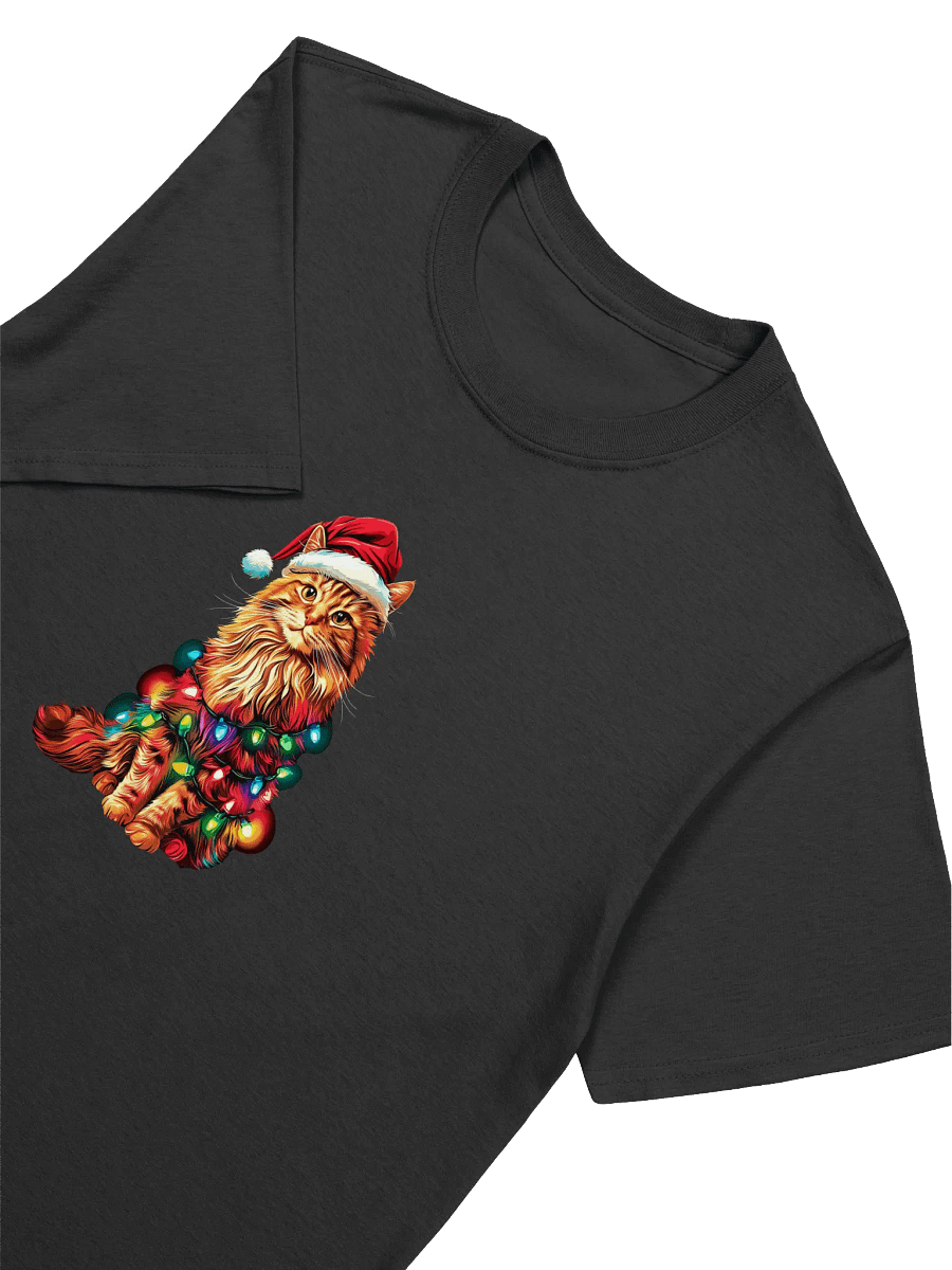 Cute Christmas Orange Cat Lover Unisex T-Shirt product image (3)