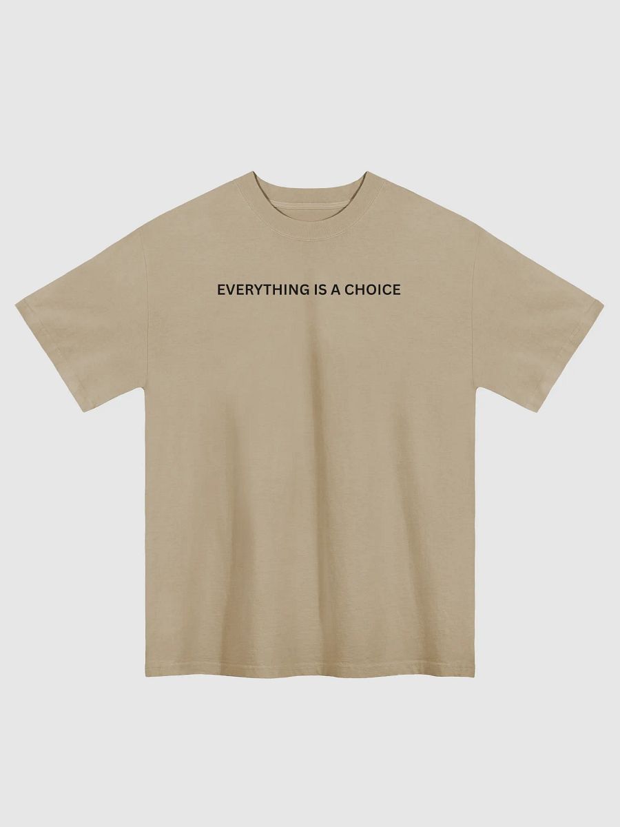 Everything is a Choice Oversized Tee product image (3)