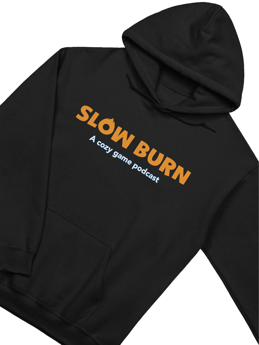 Slow Burn Logo Hoodie - Orange Text product image (1)