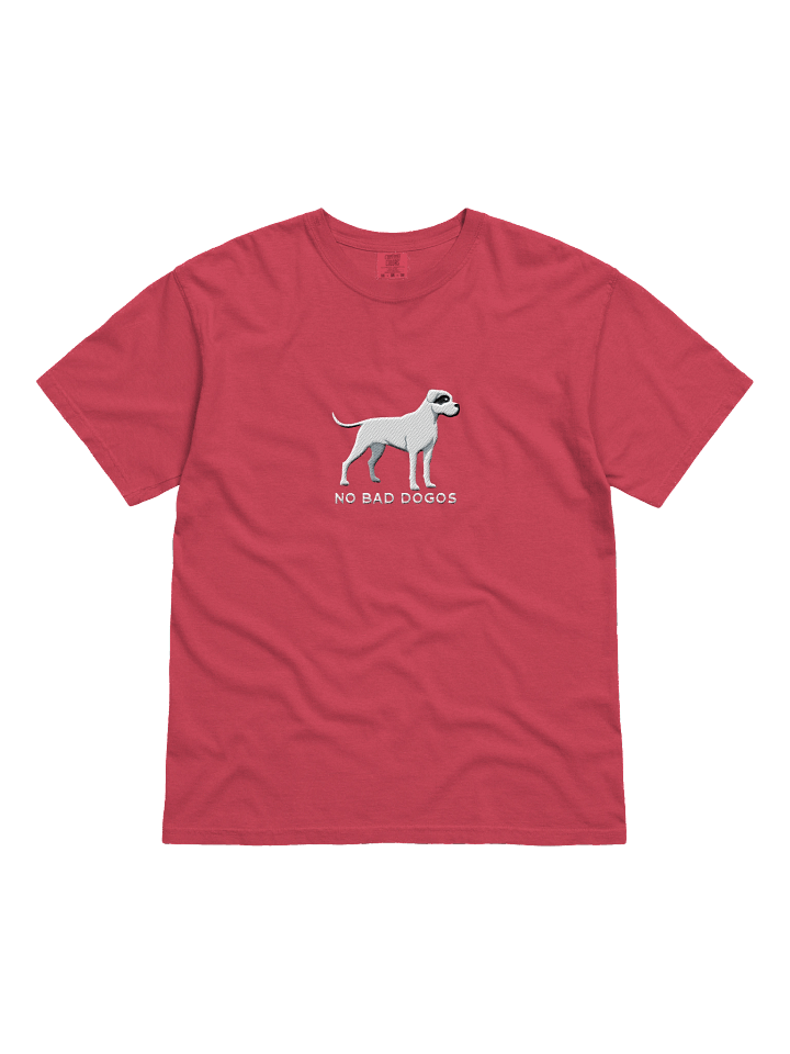 No Bad Dogos T-Shirt(Embroidered) of a Dogo Argentino(Black & White) product image (41)