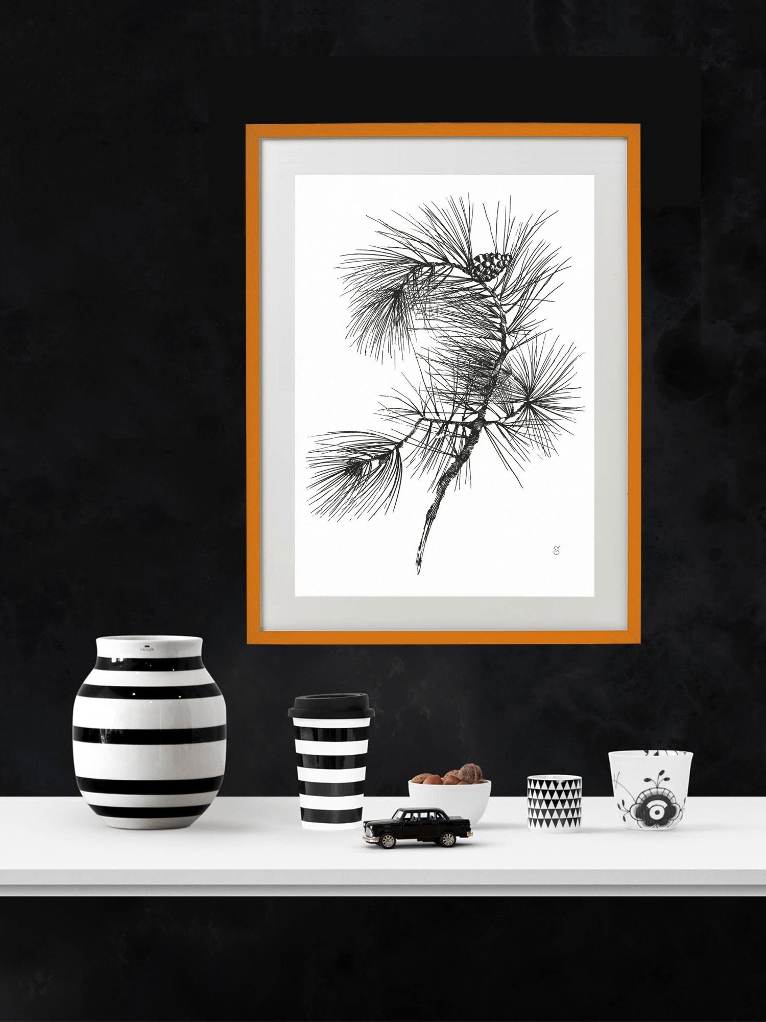 Whimsical Pine Branch Poster - Pine Branch product image (7)