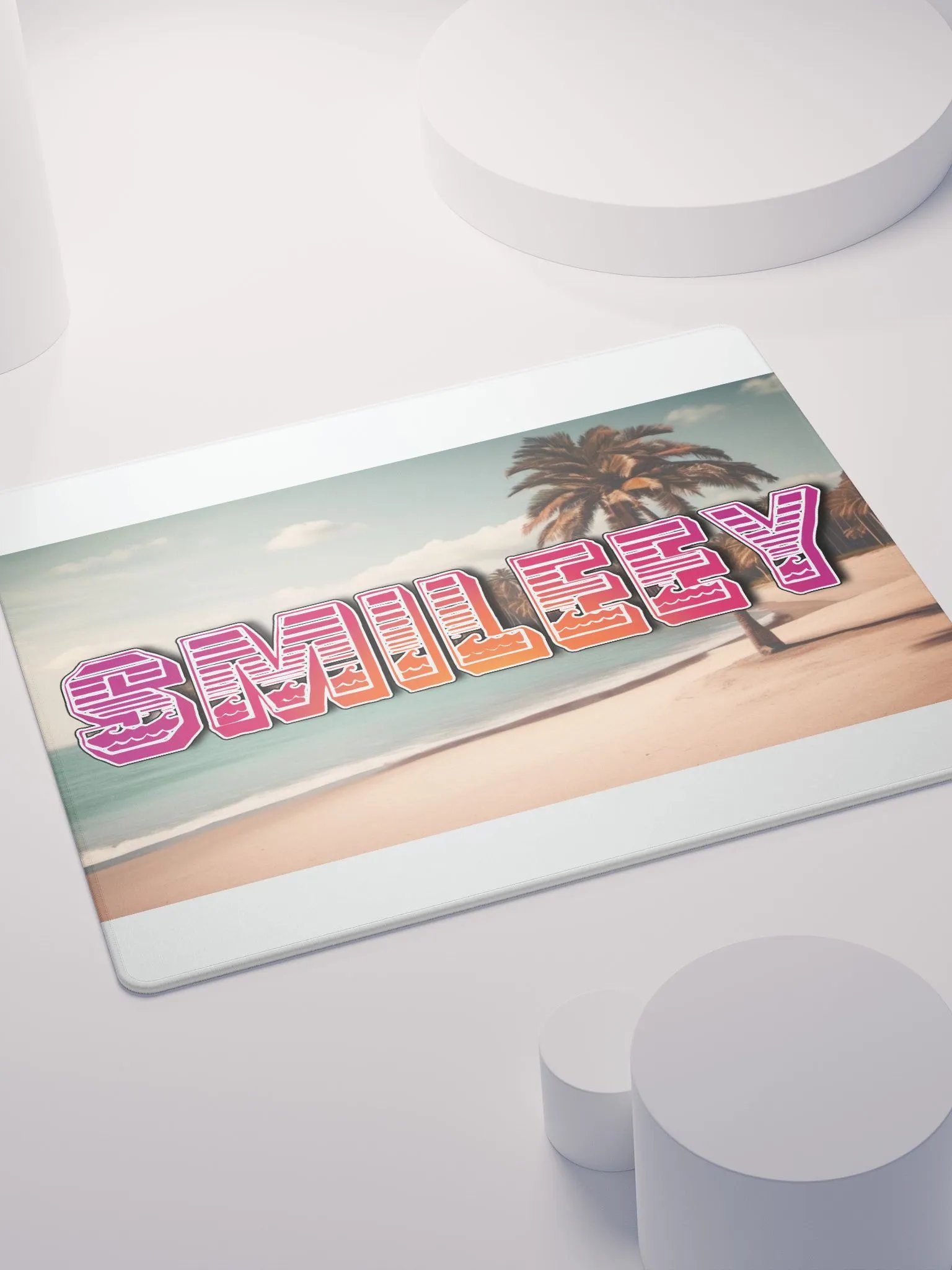 BEACH VIBES SUNSET SMILEEY - GAMING MOUSEPAD product image (4)