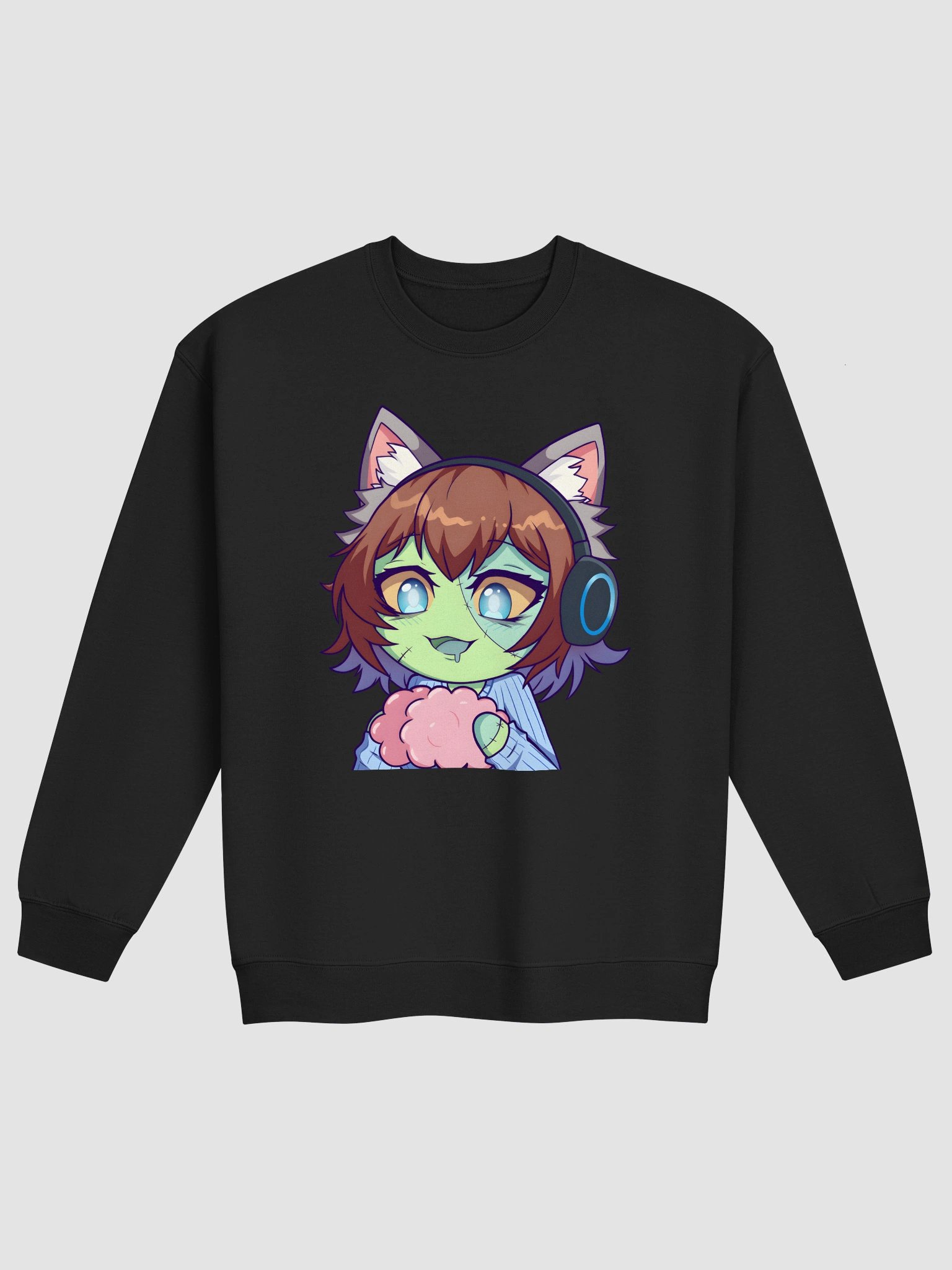 Zombie Cat Men's Sweatshirt product image (1)