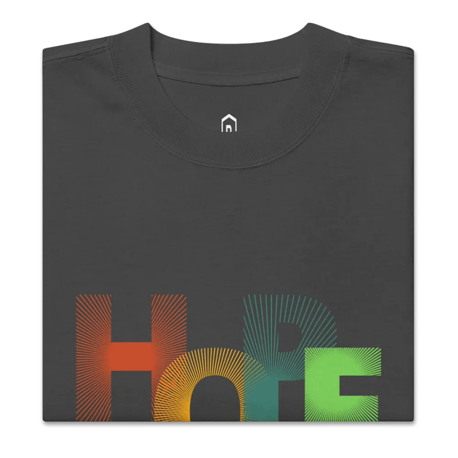 Hopeful Patterns Oversized T-Shirt unisex product image (3)
