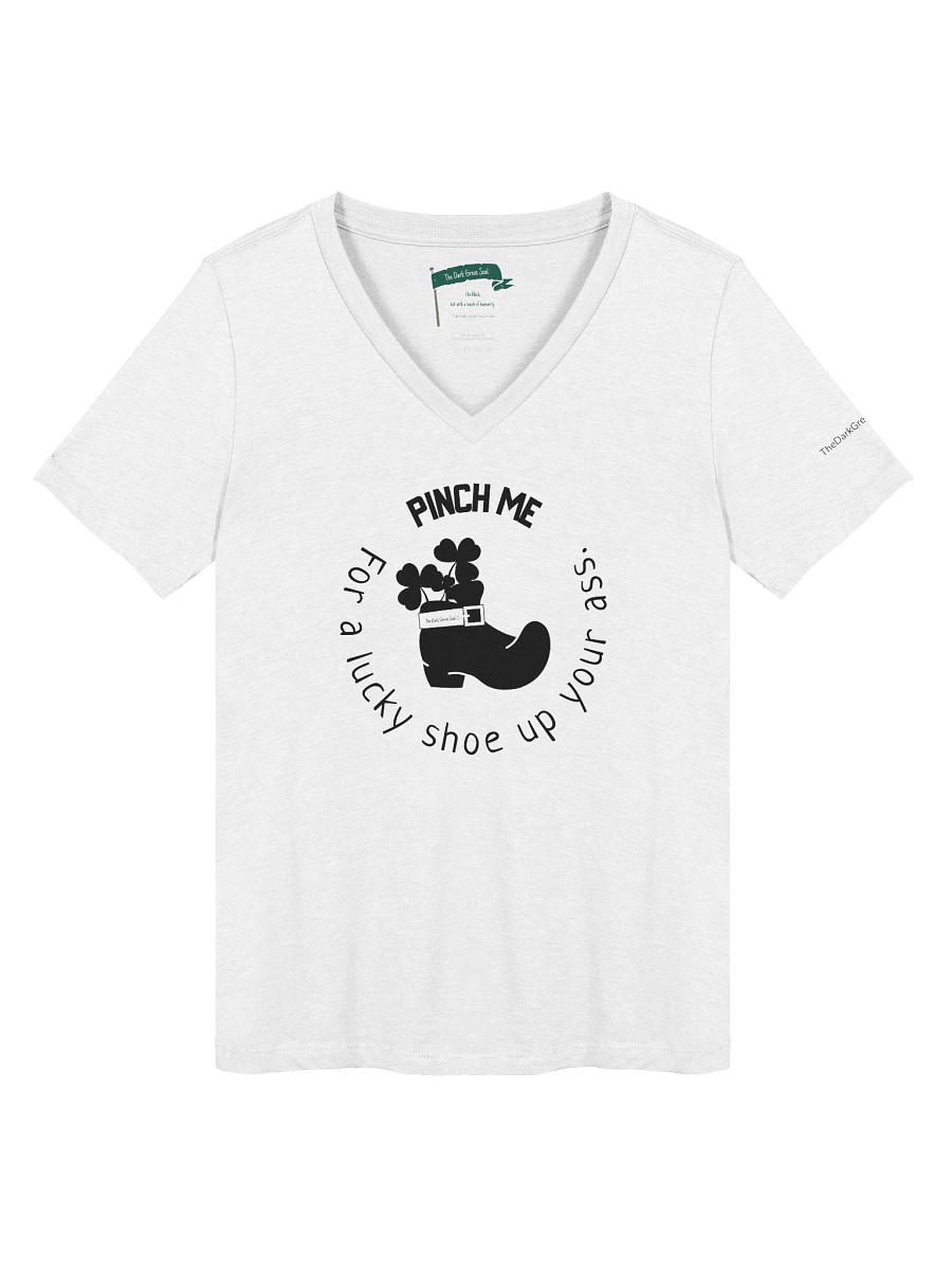 Lucky Shoe Black - Women's V-Neck Tee product image (7)