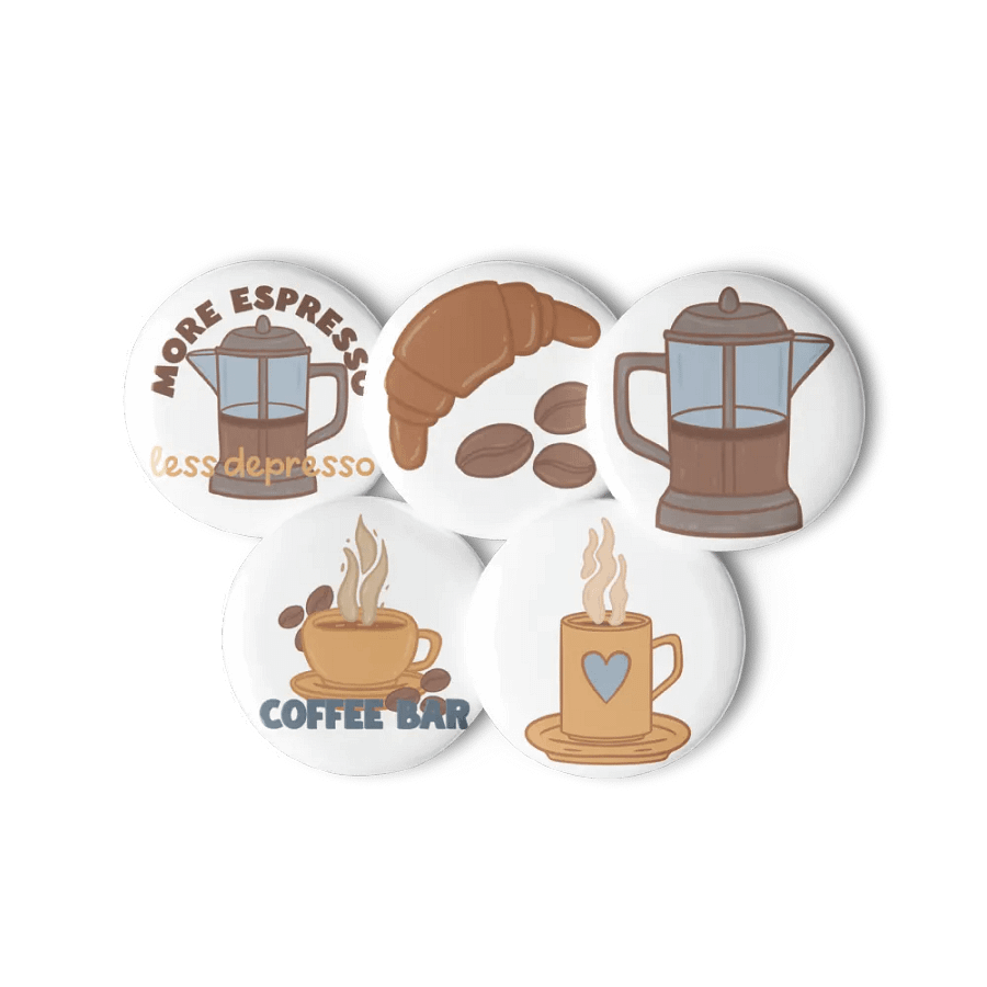 Heartfelt Coffee Pins Set product image (11)