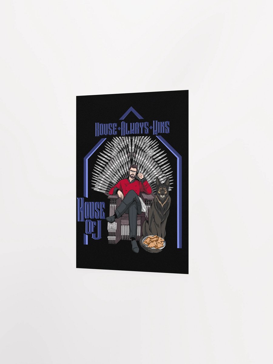 "House Always Wins" Poster (Dark) product image (8)