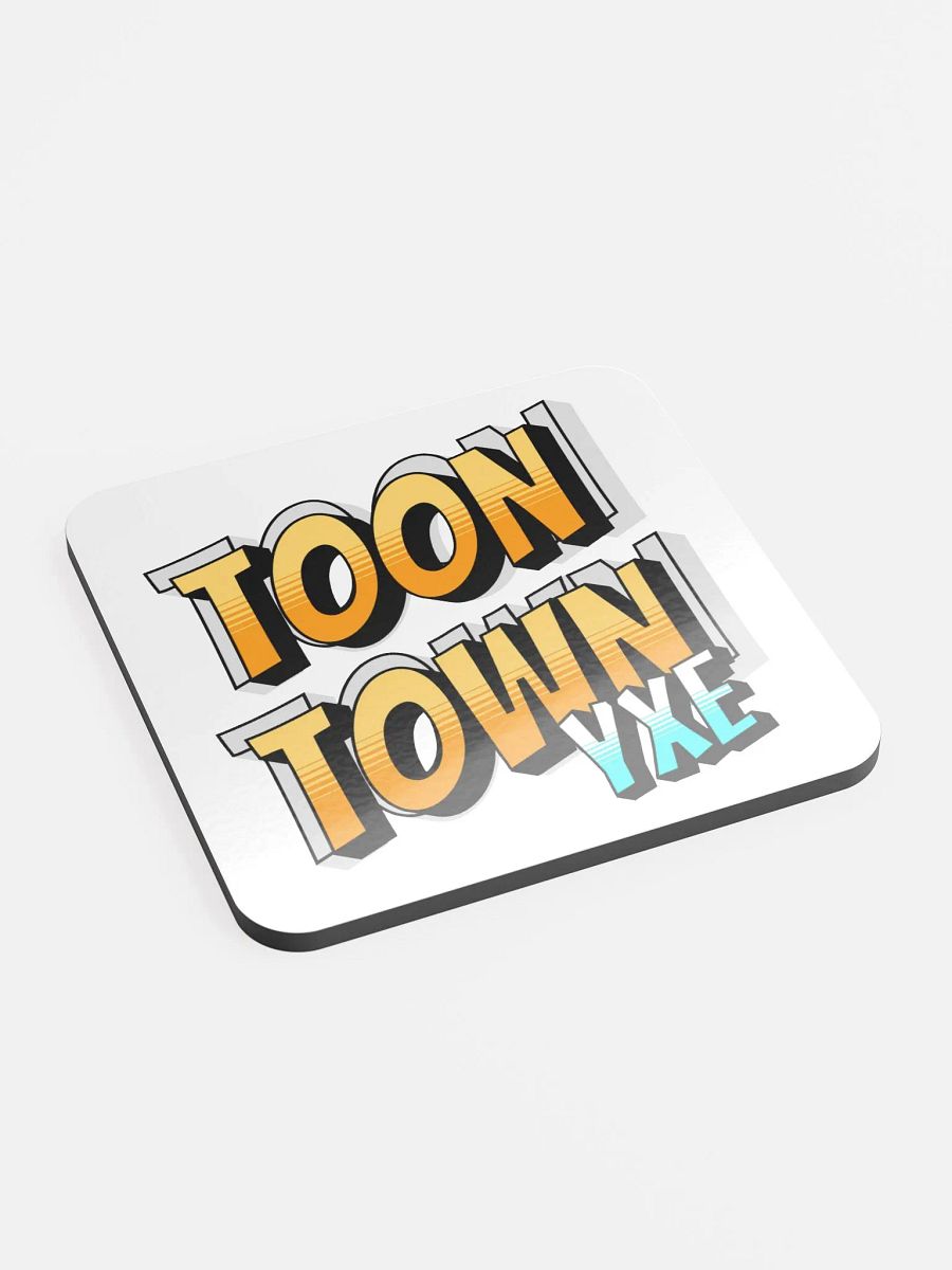 Toon Town YXE Glossed Cork Coaster product image (3)