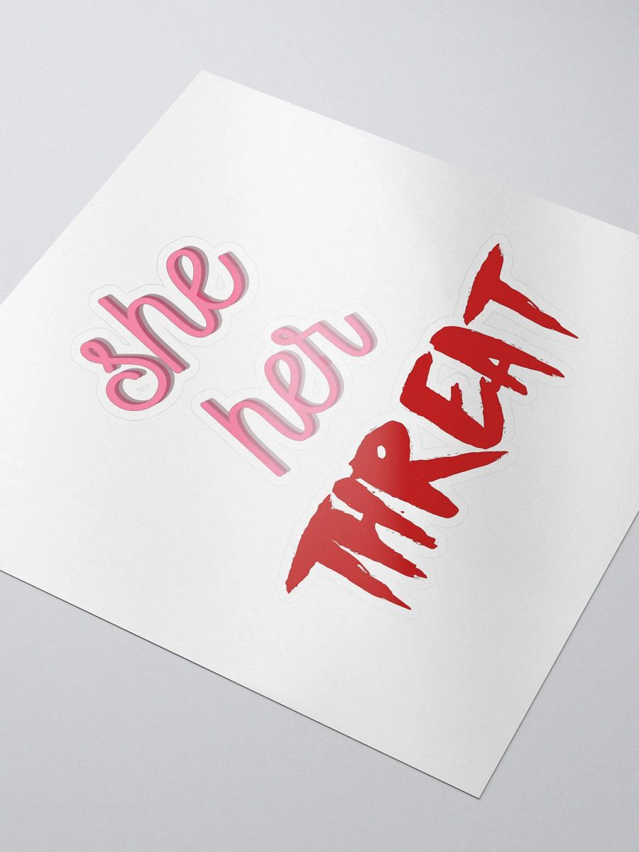 she/her/threat sticker product image (3)