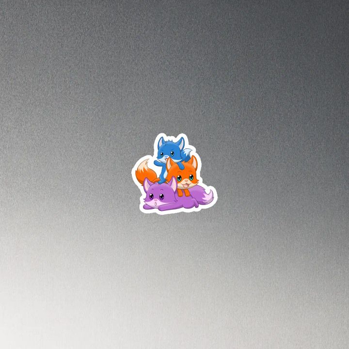Fuchsfamilie Magnet product image (2)