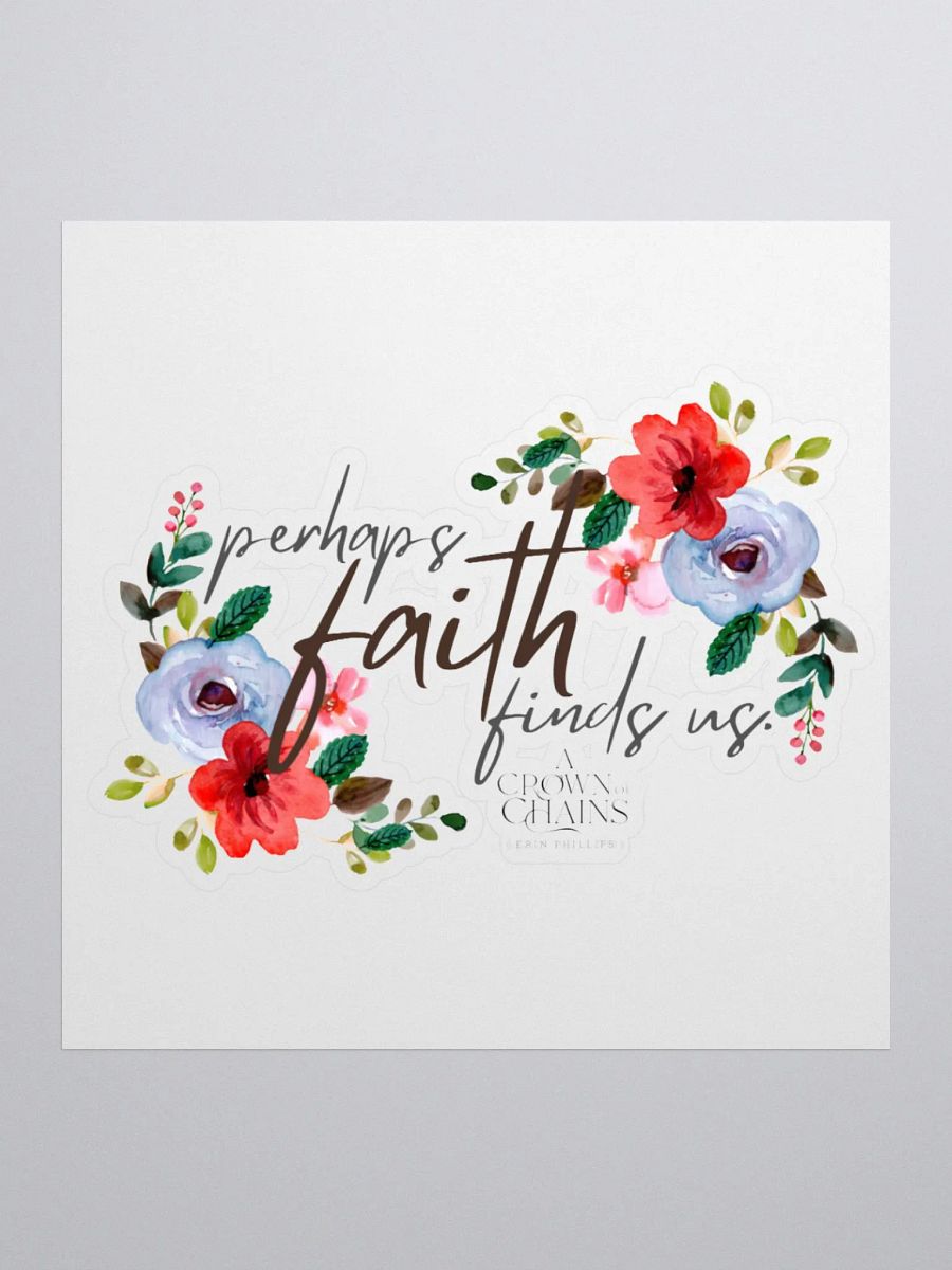 Faith Sticker (A Crown of Chains) product image (1)