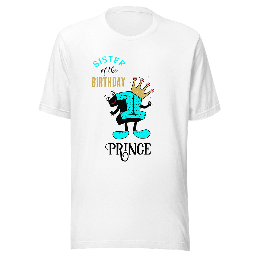 Royal 1st Sister Birthday T-Shirt product image (3)