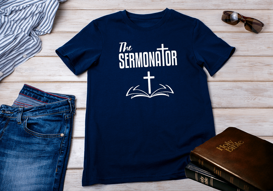 The Sermonator Pastor Appreciation Unisex Faith T-Shirt product image (25)