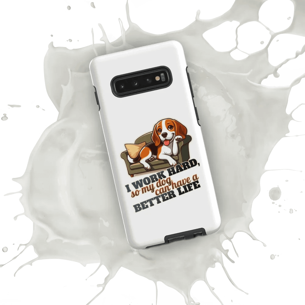Work Hard - Beagle Sofa Tough Case for Samsung® product image (54)