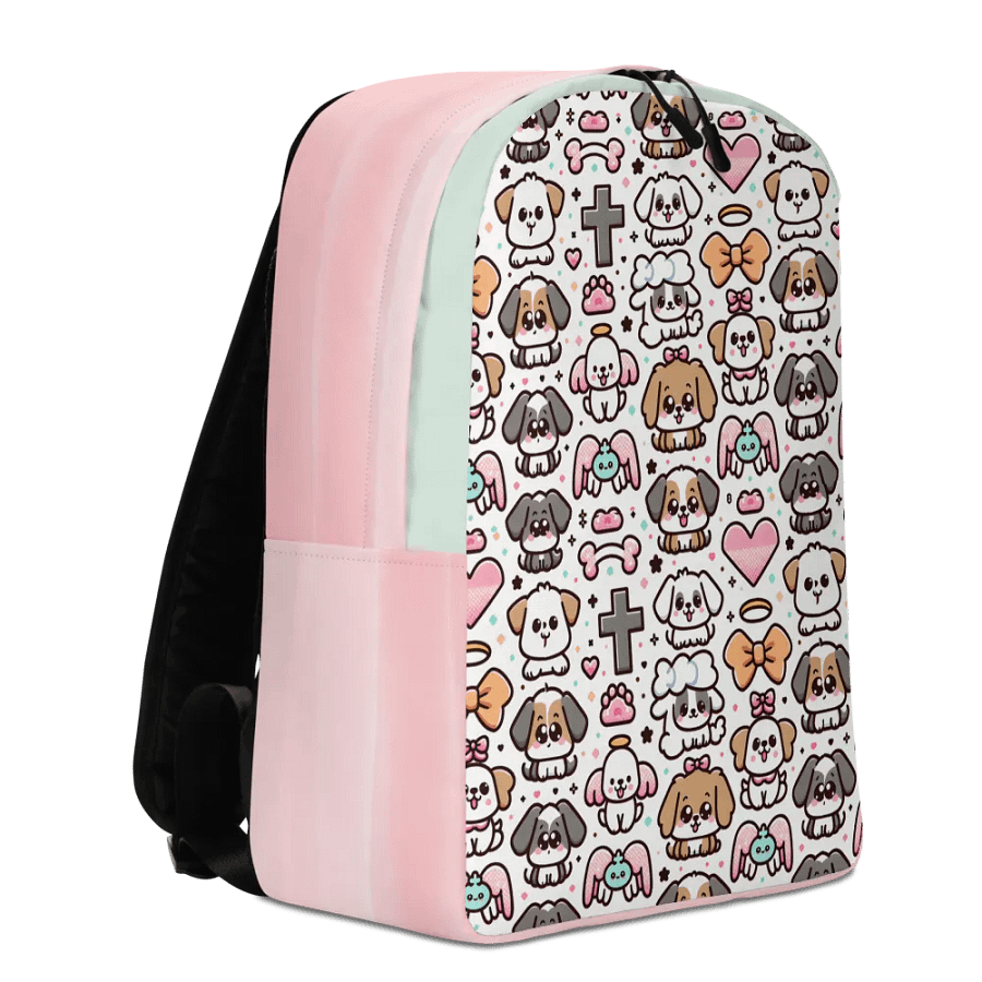 Puppies and Crosses Minimalist Backpack product image (7)
