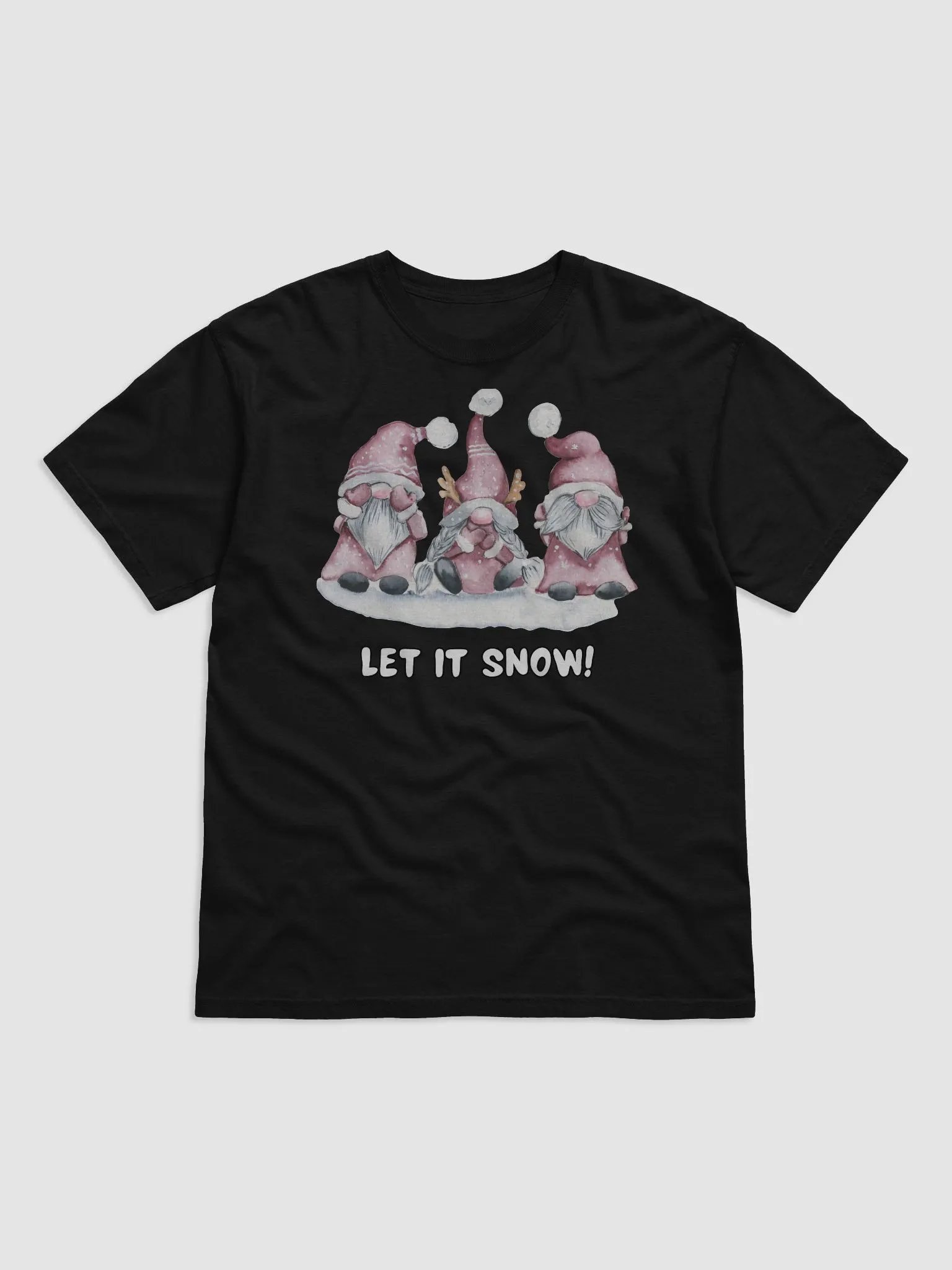 Let It Snow Gnome Trio T-Shirt product image (1)