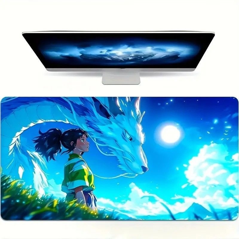 Spirited Away Chihiro & Haku Desk Mat | Non-Slip, Indoor Use product image (1)