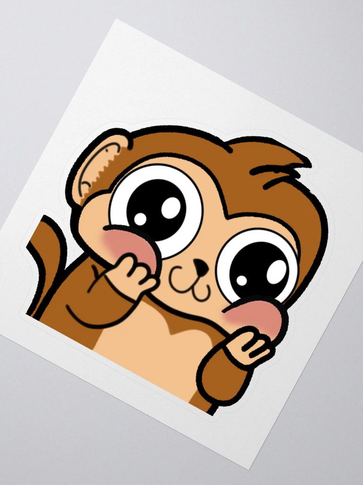Cute Monkey Sticker! product image (5)