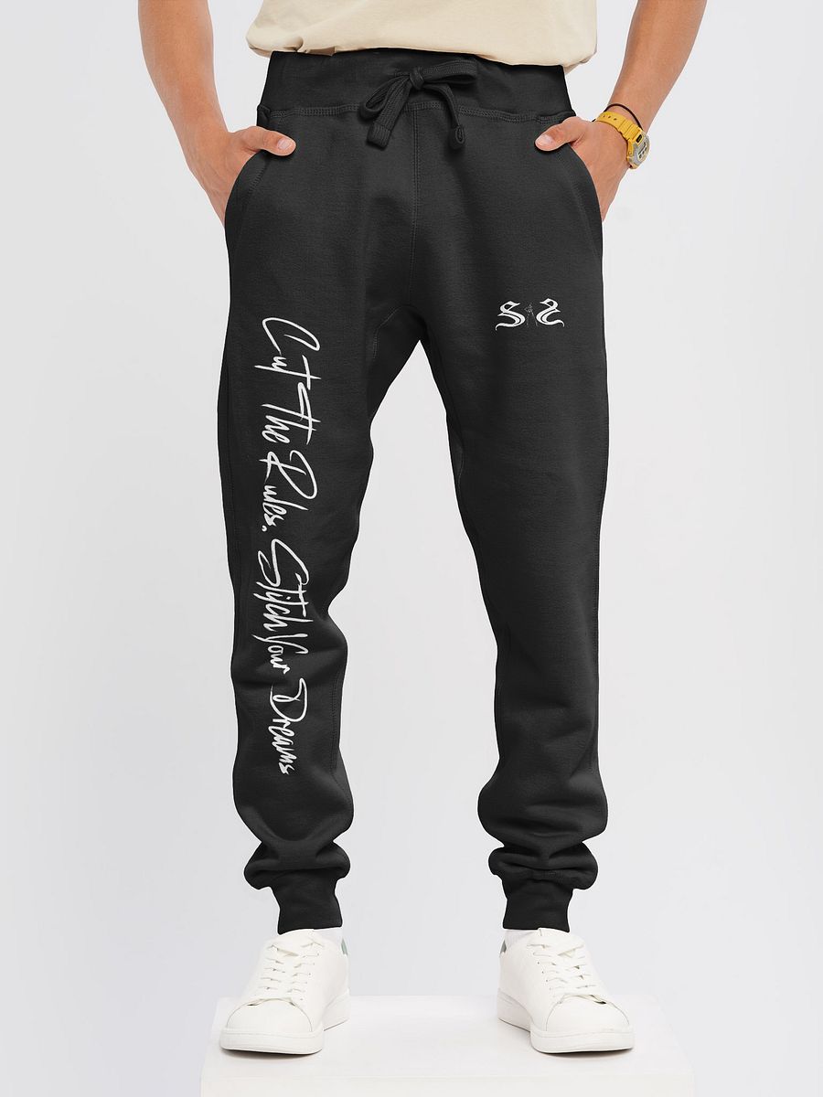 SIS WHITE MONOGRAM JOGGERS product image (3)