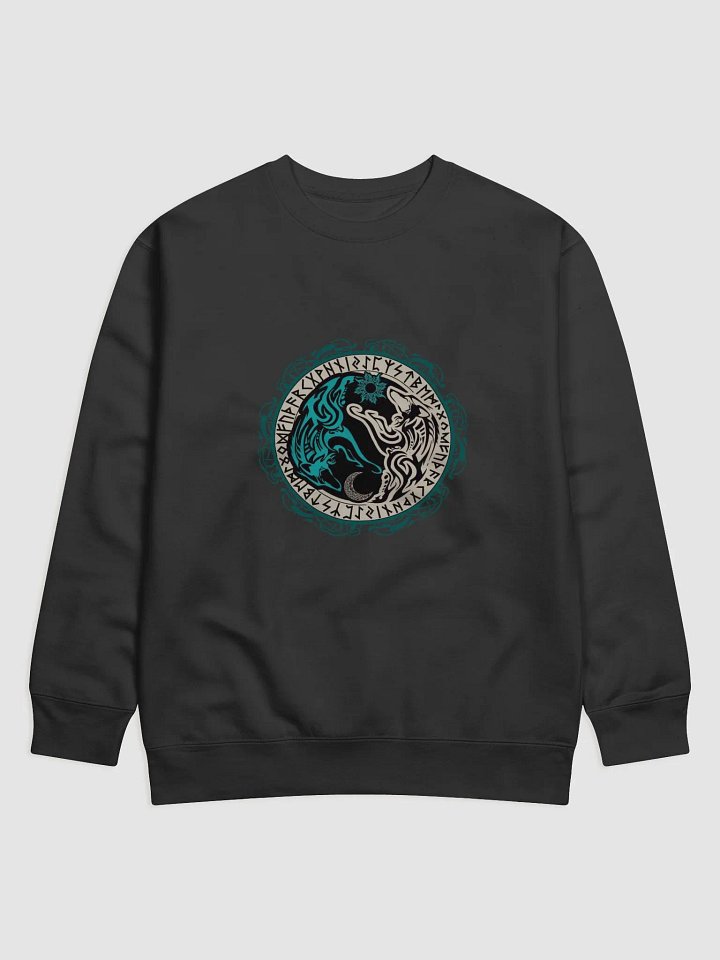 Norse Mythos Rune Circle Cotton Sweatshirt product image (1)