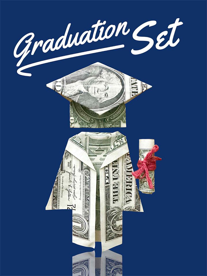 Dollar Origami Graduation set product image (1)