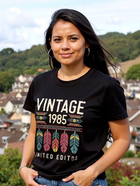 Vintage 1985 Indigenous Spirit Style Birthday Tee product image (1)