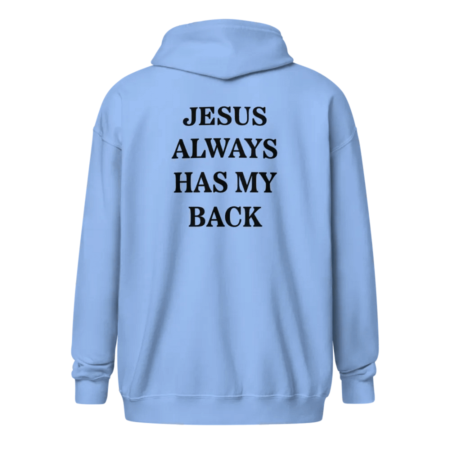 Jesus Always Has My Back | Zipper Hoodie product image (6)