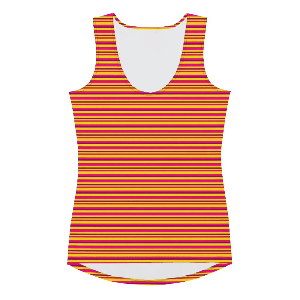 Retro Racer Stripes All-Over Tank Top product image (3)