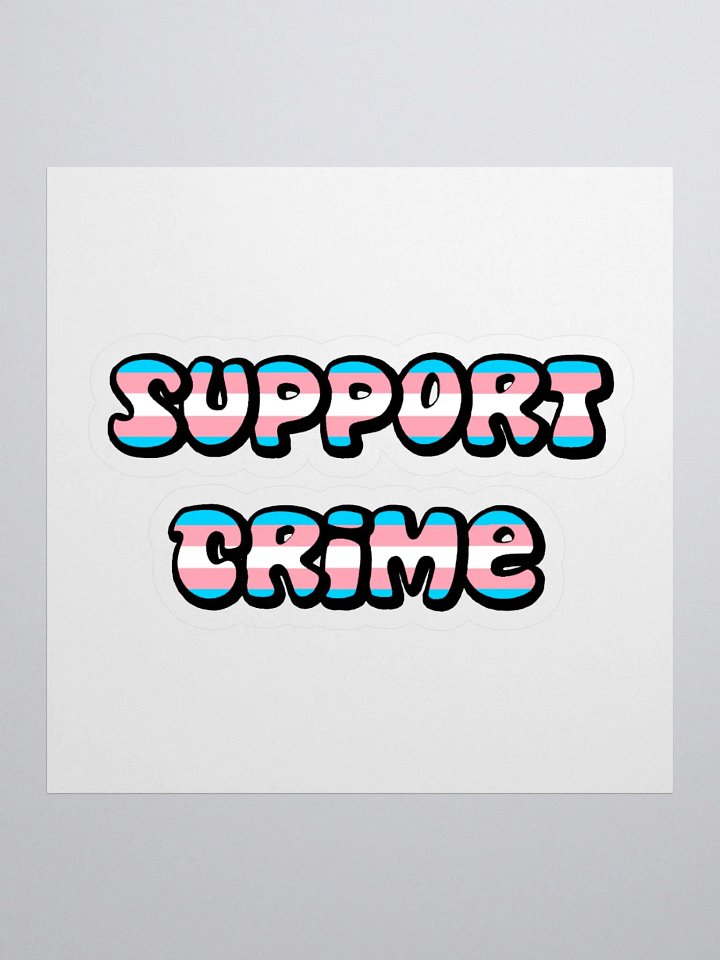 Trans Crime Sticker product image (1)
