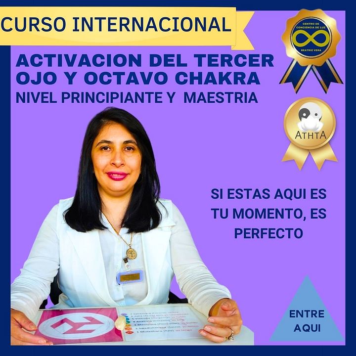 Activación del tercer ojo y octavo chakra con maestría (clases diferidas) product image (2)