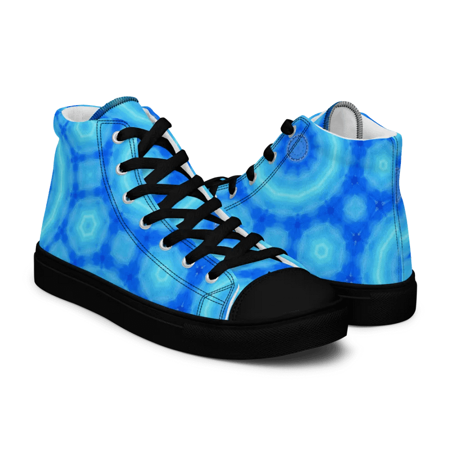 Abstract Circular Pattern in Blues product image (8)
