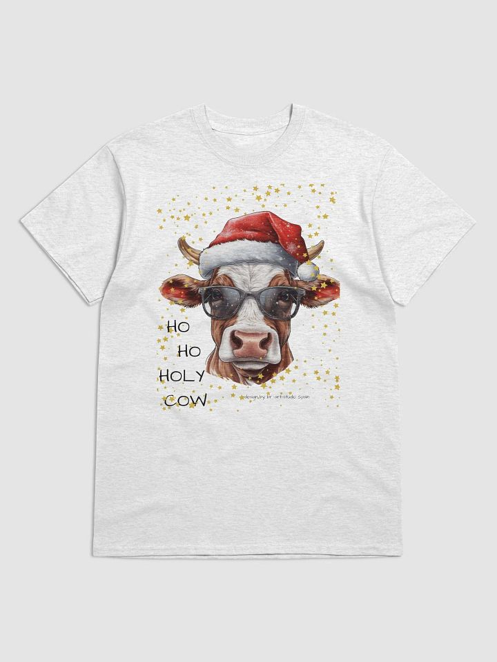 funny Christmas design, holy cow, cool cow with glasses product image (1)