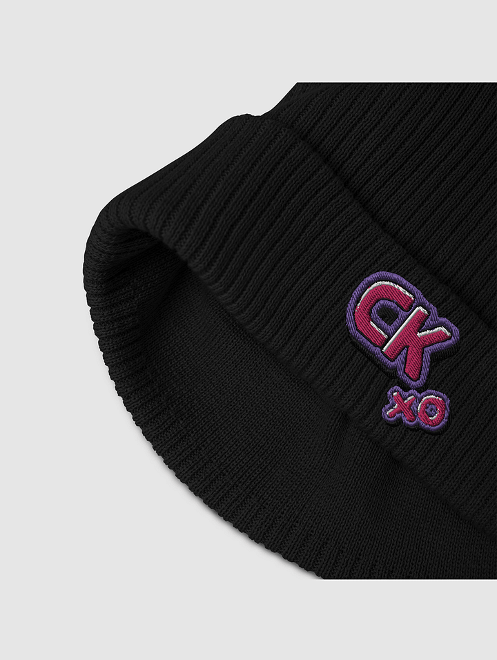 [The Cereal Bowl] Organic ribbed beanie product image (2)