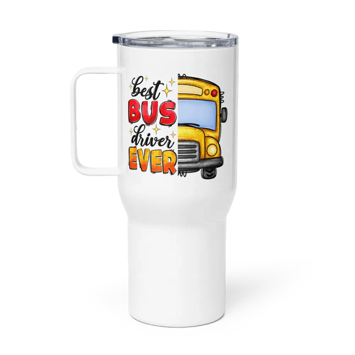 Best Bus Driver Ever - Travel Mug w/ Handle product image (1)