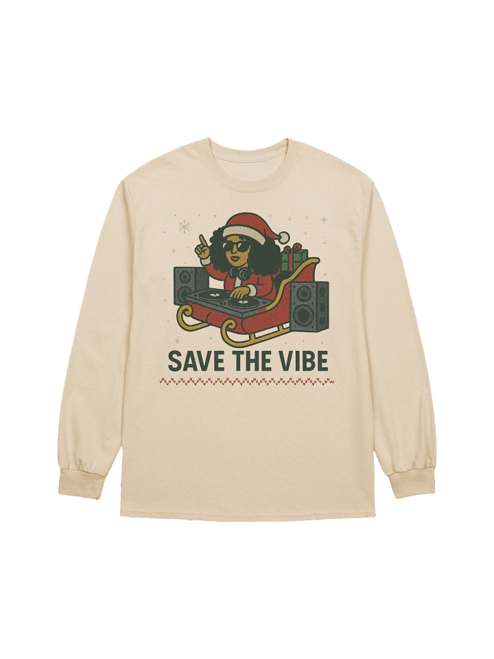 Save the Vibe DJ Kharisma Santa Long Sleeve product image (9)