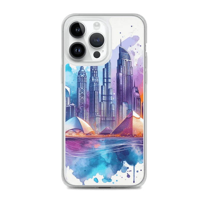 Cityscape Dreams iPhone® MagSafe® Clear Case product image (2)