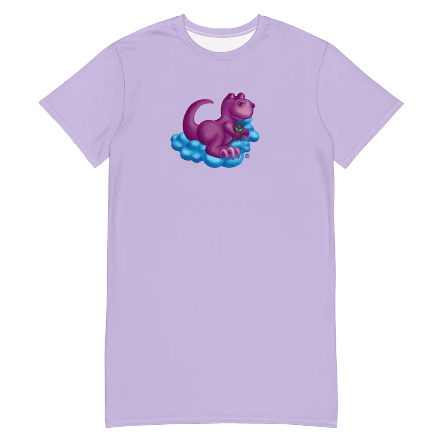 Sleepy Dino Tshirt Dress product image (7)