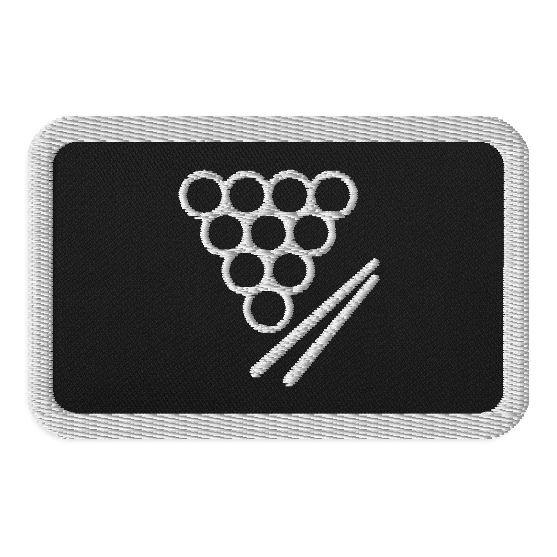 Triangular Billiard Embroidered Patch Set product image (1)