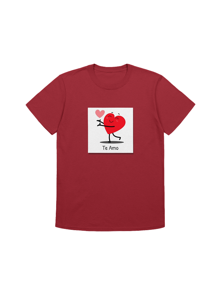 Te Amo Heart Unisex T-Shirt product image (3)