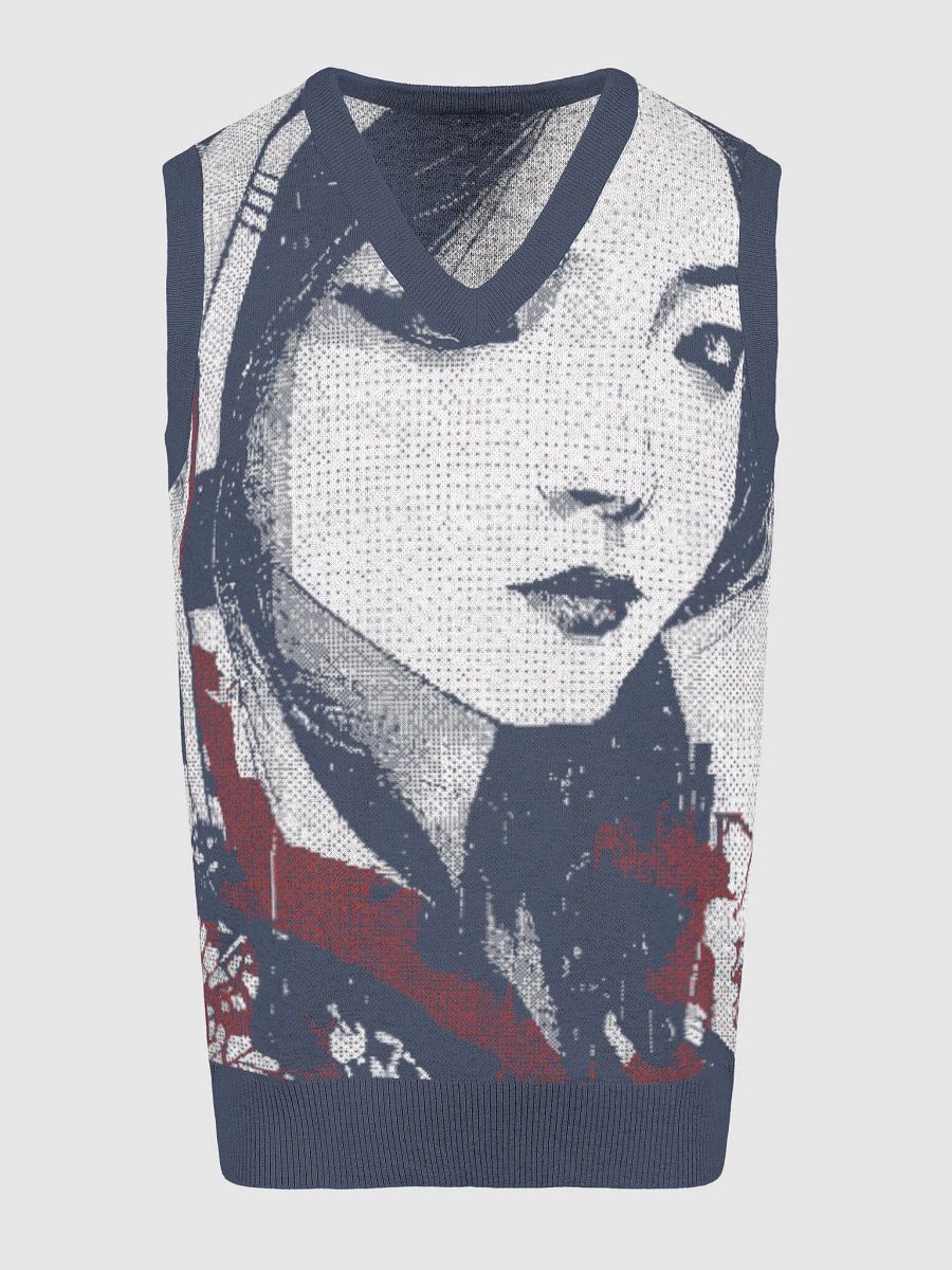 Geisha-Inspired II Serenity Jacquard V-Neck Vest product image (12)