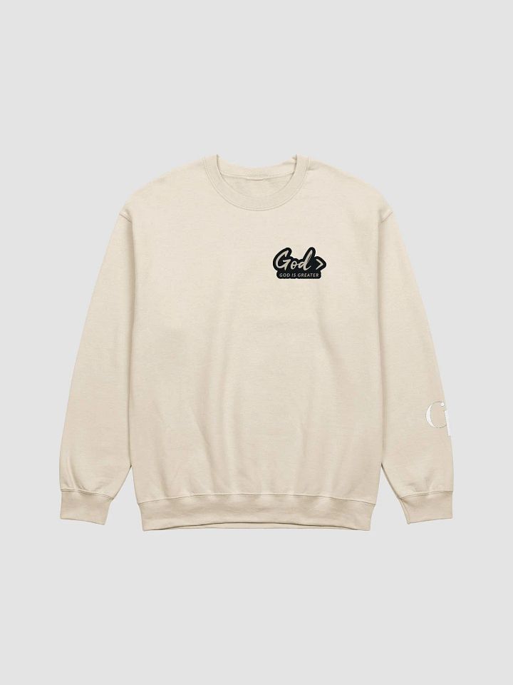 God > TAN TEXT Sweatshirt product image (1)