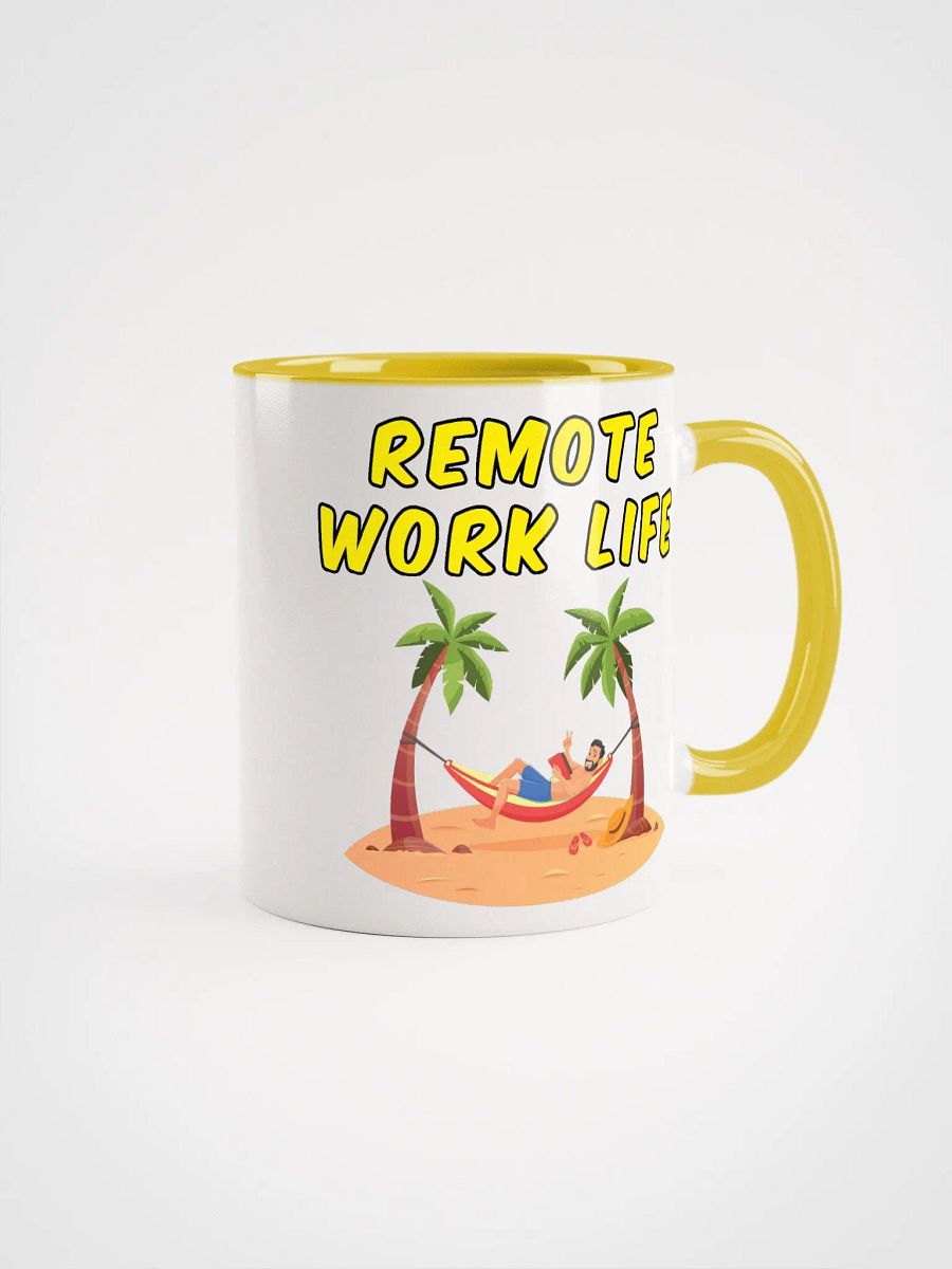 Remote Work Life Ceramic Mug product image (66)