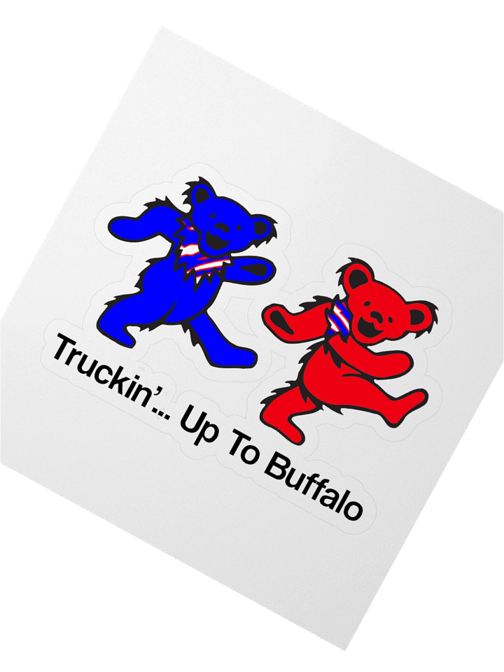 Trucking To Buffalo Sticker product image (2)