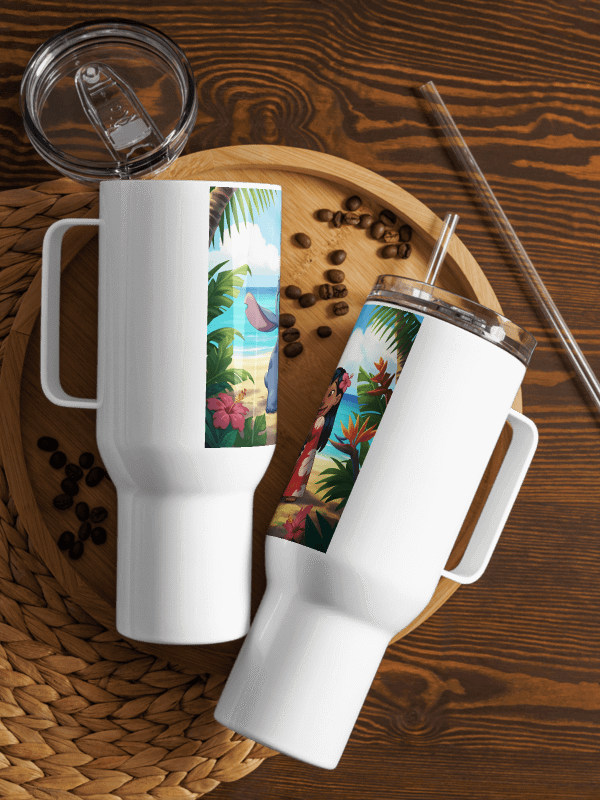 Travel Mug with a Handle Disney's Lilo & Stitch product image (4)