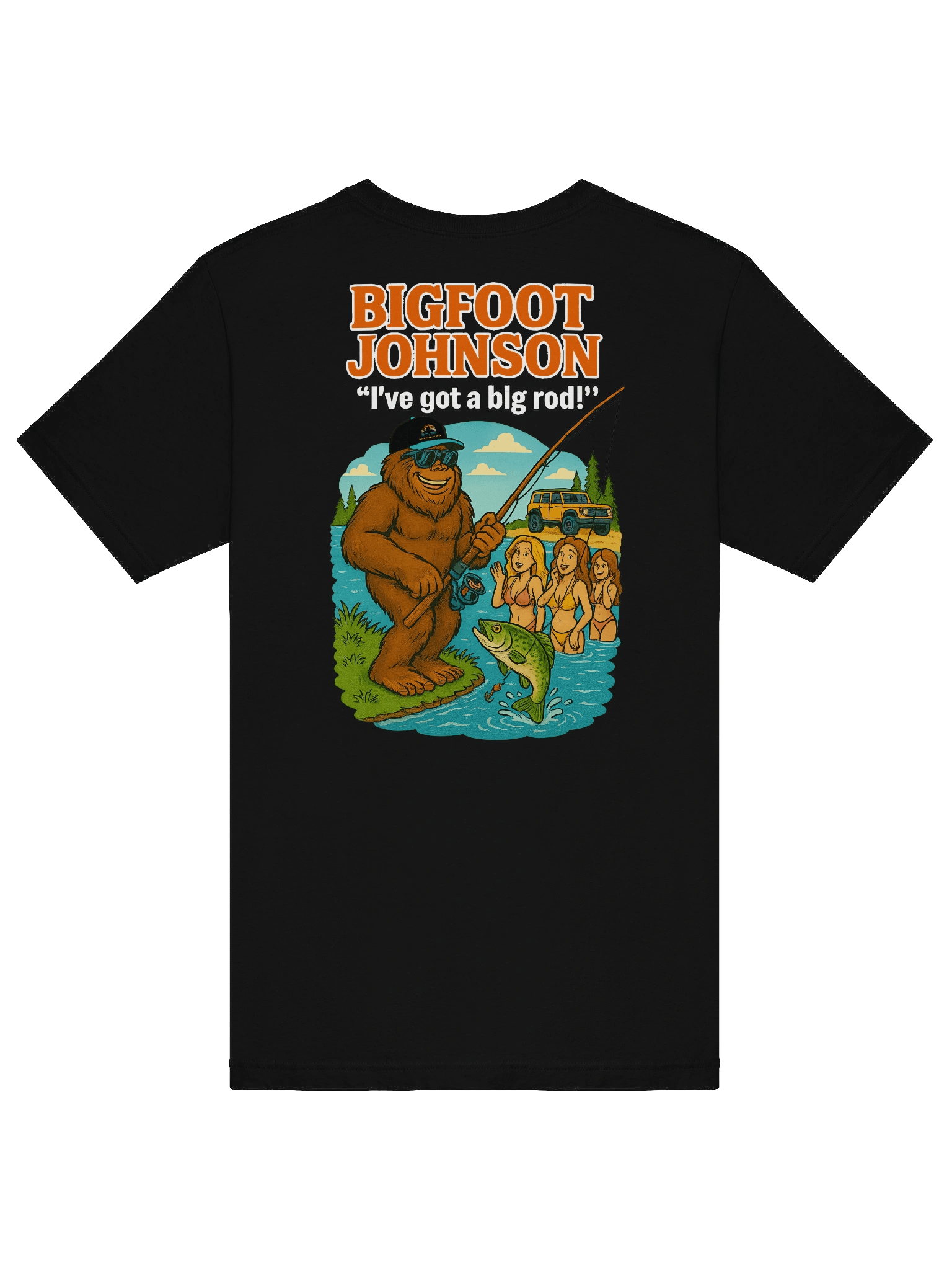 Bigfoot Johnson Big Rod Tee (Black) product image (6)