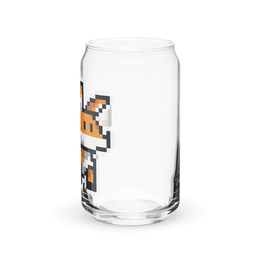 Geometric Fox Can-Shaped Glass product image (7)